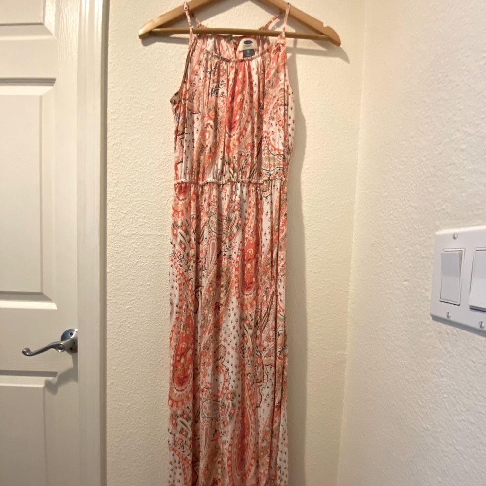 Floral and paisley maxi dress